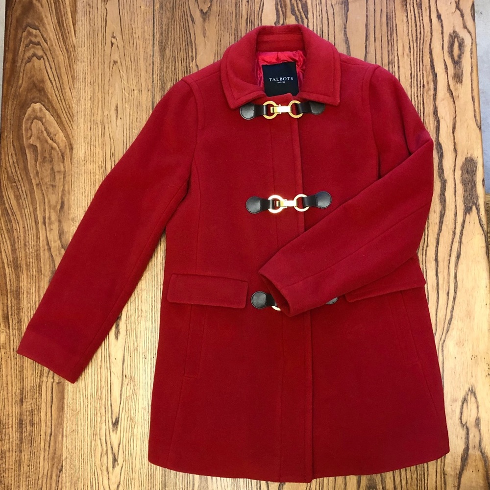 Gorgeous Red Talbots Coat with Thinsulate